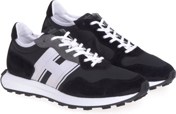 Hogan Moderne sneakers met retro-geïnspireerd ontwerp en Ry Foam-technologie Zwart Heren