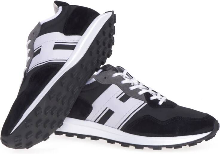 Hogan Moderne sneakers met retro-geïnspireerd ontwerp en Ry Foam-technologie Zwart Heren