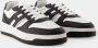 Hogan Leren Sneakers Twee-Tone Bovenwerk Zwart Wit Black Heren - Thumbnail 2