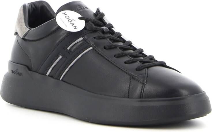Hogan H580 Leren Sneakers voor Heren Zwart Heren