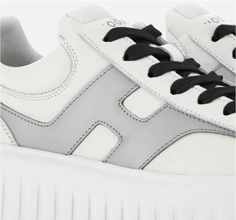 Hogan Sportieve en veelzijdige H-Stripes Sneakers White Dames