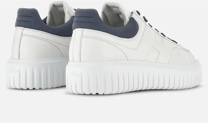 Hogan Sportieve en veelzijdige H-Stripes Sneakers White Heren