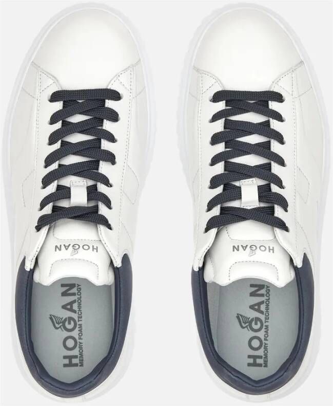 Hogan Sportieve en veelzijdige H-Stripes Sneakers White Heren