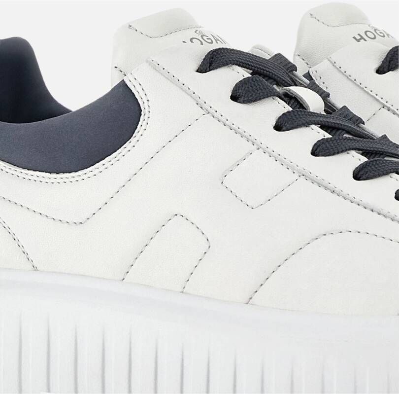 Hogan Sportieve en veelzijdige H-Stripes Sneakers White Heren