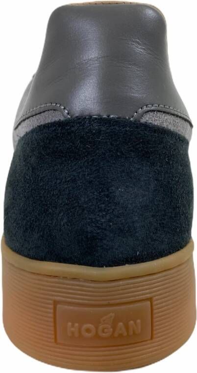 Hogan Sportieve Grijze Suède Vintage Sneakers