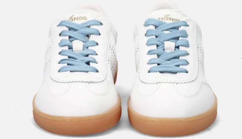 Hogan Stijlvolle Dames Leren Sneakers White Dames