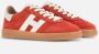HOGAN Lage Sneakers Dames Cool Allacciato Maat: 40 Materiaal: Suède Kleur: Rood - Thumbnail 3