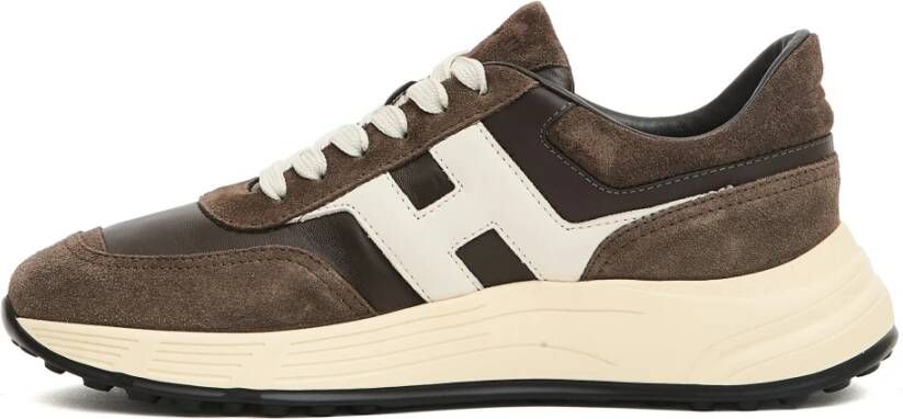 Hogan Stijlvolle Marrone Sneakers voor Mannen