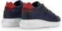 Hogan Blauw en Rood Interactieve Leren Sneaker Blue Heren - Thumbnail 3