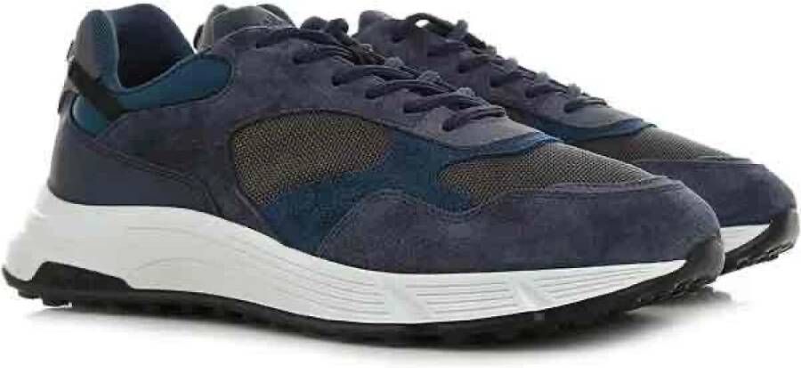 Hogan Stijlvolle Sneakers voor Mannen en Vrouwen Blauw Heren