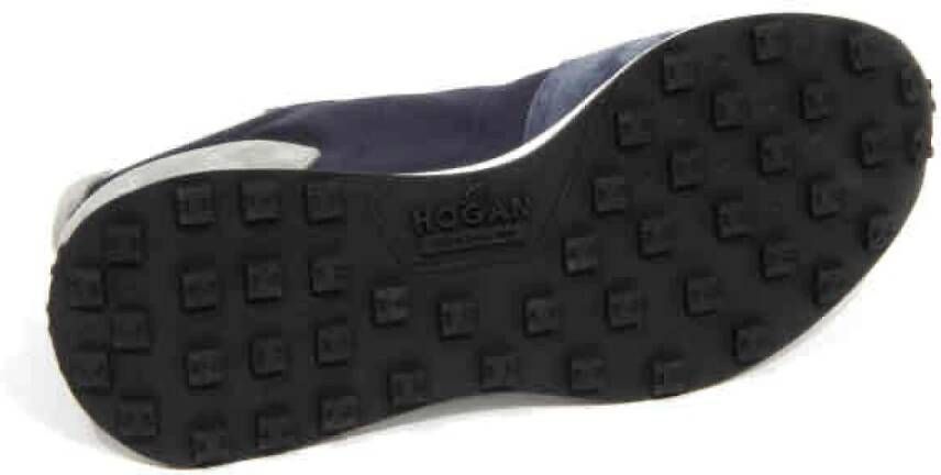 Hogan Stijlvolle Sneakers voor Mannen en Vrouwen Blauw Heren