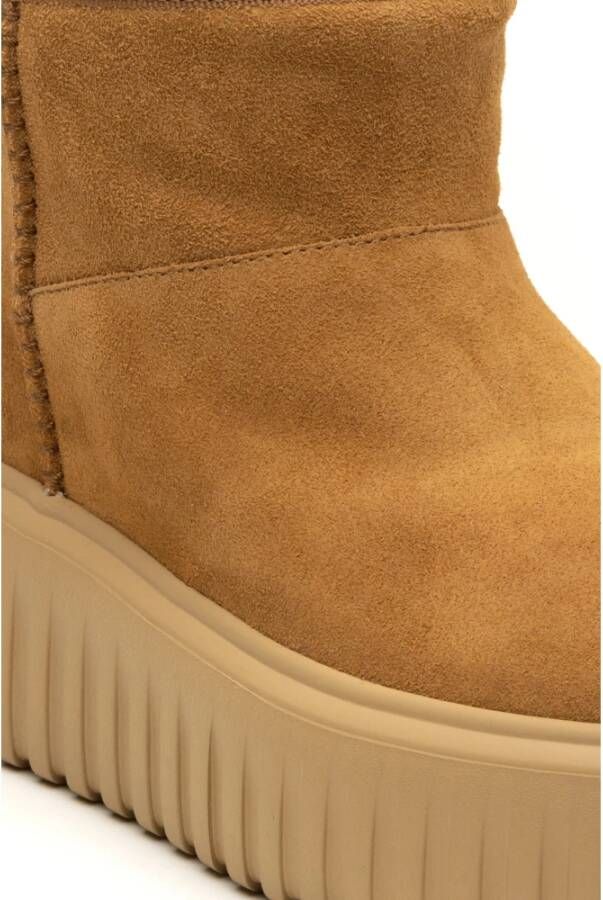 Hogan Stijlvolle Sneakers voor Mannen en Vrouwen Brown Dames