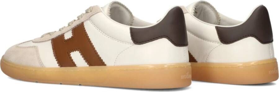 Hogan Stoere Beige Veterschoenen voor Dames