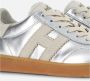 HOGAN Lage Sneakers Dames Cool Allacciato Maat: 38 Materiaal: Leer Kleur: Zilver - Thumbnail 8
