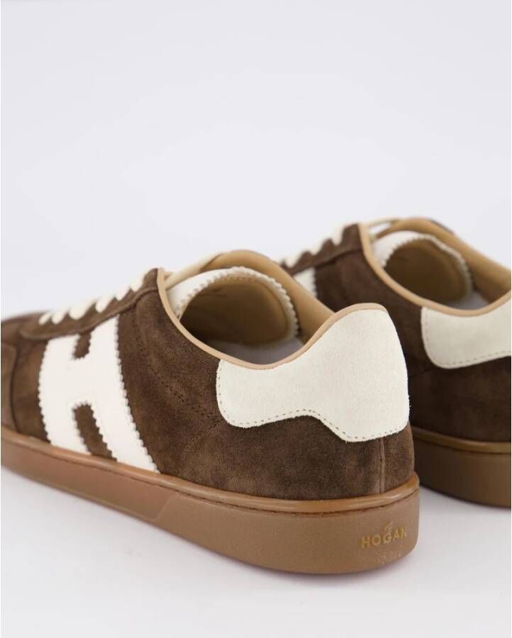 HOGAN Lage Sneakers Dames Cool Allacciato H Maat: 36 Materiaal: Suède Kleur: Bruin - Foto 2
