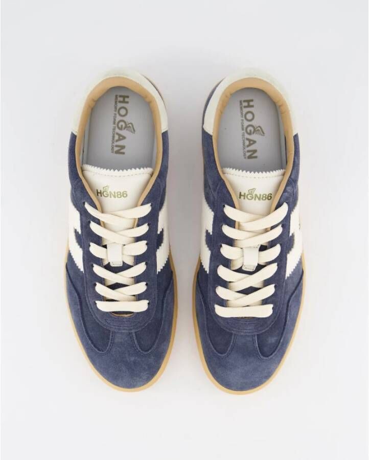 Hogan Stoere Veterschoenen voor Dames Blue Dames