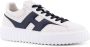 Hogan Witte Leren Sneakers met Side-H Detail White Heren - Thumbnail 2