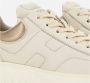 Hogan Strepen Sneakers Ivoor Metallic Nappa Beige Dames - Thumbnail 7