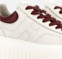 Hogan Strepen Sneakers Ivoor Sportief Veelzijdige Lijnen Beige Dames - Thumbnail 12