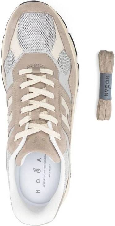 Hogan Studded Lace-Up Sneaker Gray Heren