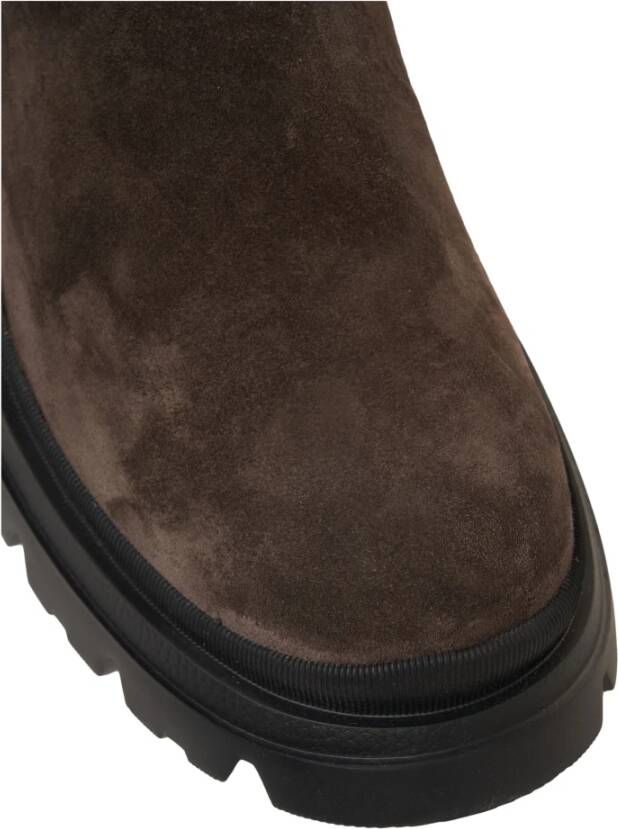 Hogan Suède Enkellaarzen Marrone Aw25