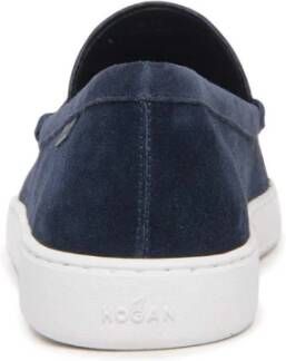 Hogan Suède Loafer Memory Inlegzool Stijlvol Model
