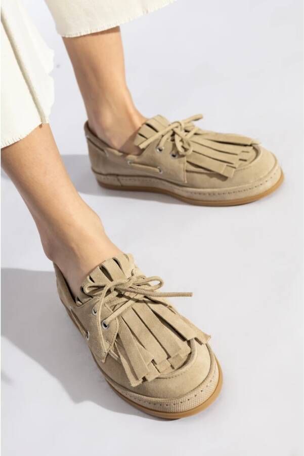 Hogan Suède schoenen Beige Dames