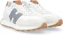 Hogan Suede Sneaker in wit en beige Multicolor Heren - Thumbnail 2