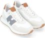 Hogan Suede Sneaker in wit en beige Multicolor Heren - Thumbnail 3