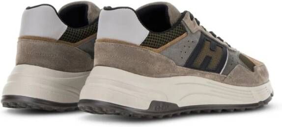 Hogan Zamsleren Sneakers met Logopatch Multicolor Heren