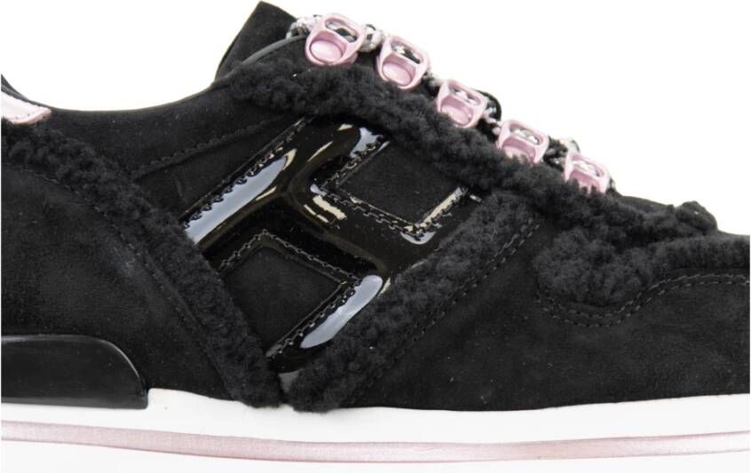 Hogan Suède Veterschoenen voor Dames
