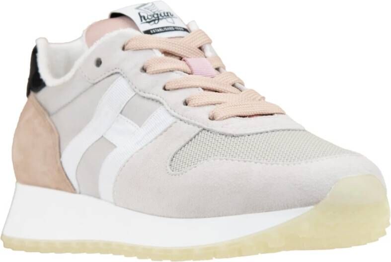 Hogan Suède Vetersneakers Multicolor Dames