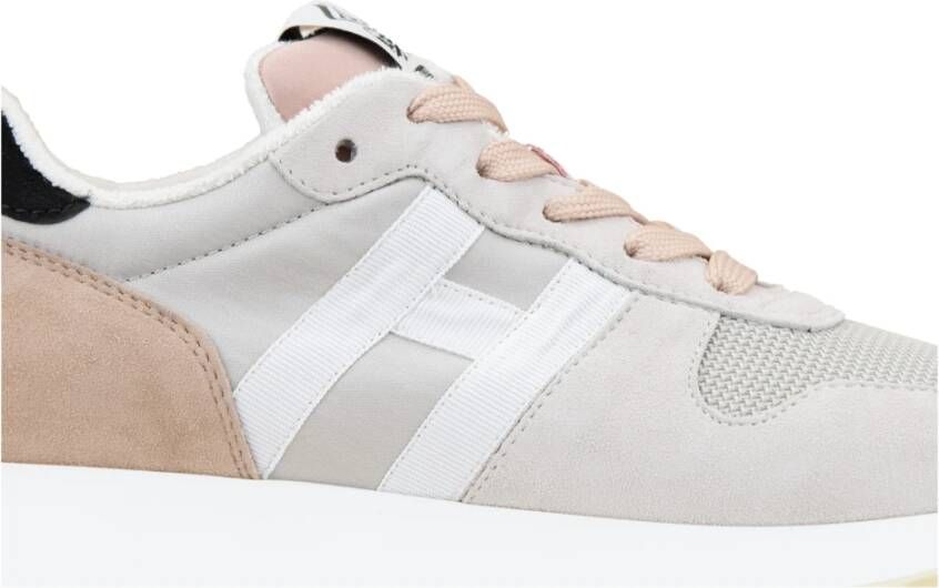 Hogan Suède Vetersneakers Multicolor Dames