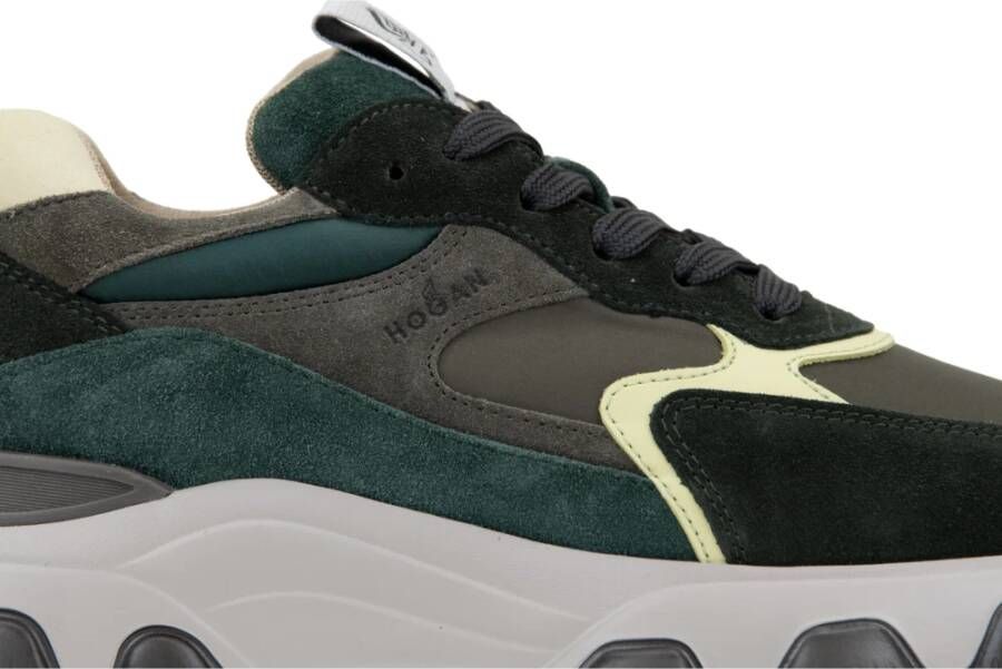 Hogan Suède Vetersneakers voor Dames