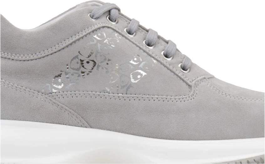 Hogan Suède Vetersneakers voor Dames