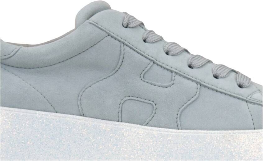Hogan Suède Vetersneakers voor Dames