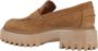 Hogan Tan Suede Loafer met Rubberen Zool - Thumbnail 2