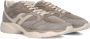 HOGAN Lage Sneakers Heren Combi Sneaker Maat: 6 Materiaal: Suède Kleur: Taupe - Thumbnail 2