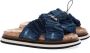 Hogan Denim Vintage Slider Sandalen Blauw Dames - Thumbnail 2