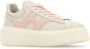 Hogan Tweekleurige leren sneakers met H-Stripes Multicolor Dames - Thumbnail 2