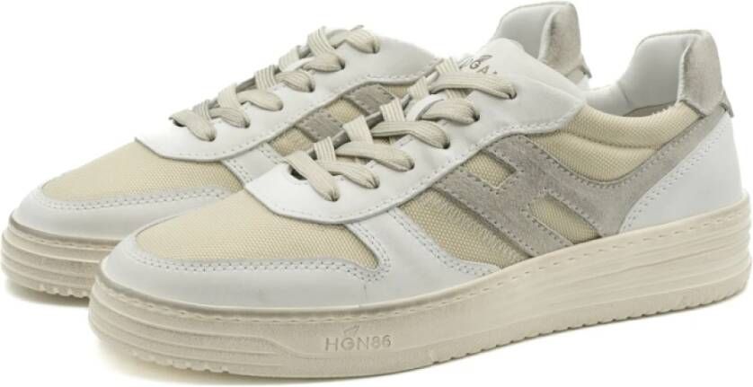 Hogan Veterschoenen Beige Heren