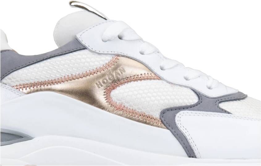 Hogan Veterschoenen voor dames van leer en suède Multicolor Dames