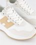 HOGAN Lage Sneakers Dames H641 Allacciato Maat: 42 Materiaal: Textiel Kleur: Beige - Thumbnail 8