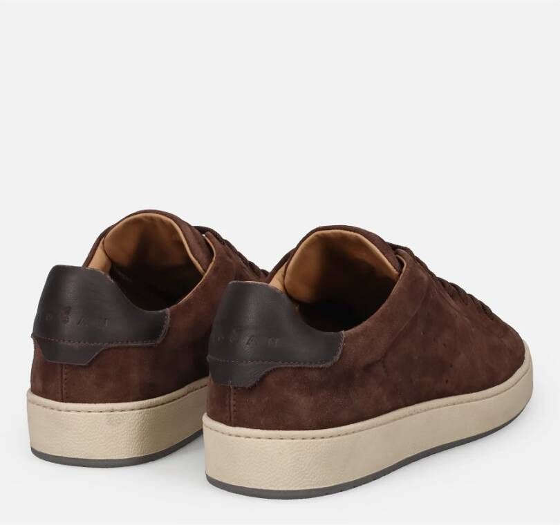 Hogan Vintage Stijl Bruine Sneakers Brown Heren