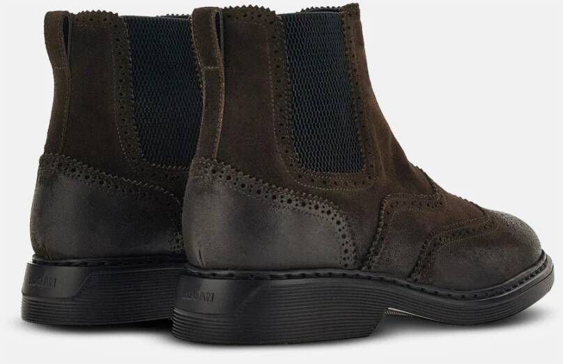Hogan Vintage Stijl Suède Enkellaars