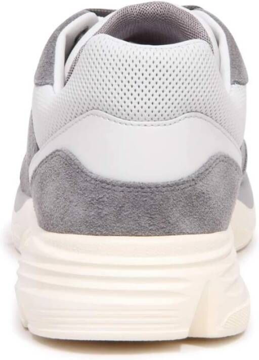 Hogan Blauwe Sneakers Panel Design Logo-Debossed