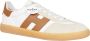 Hogan Wit Blauw Leren Sneakers Multicolor Heren - Thumbnail 2
