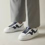 Hogan Wit en blauw leren sneakers White Heren - Thumbnail 3