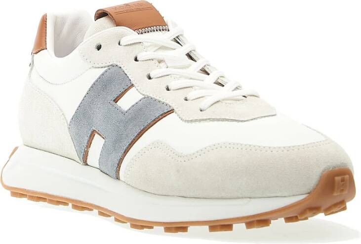 Hogan Witte en blauwe hardloopschoenen White Heren