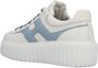 Hogan Witte en blauwe leren sneakers White Dames - Thumbnail 3